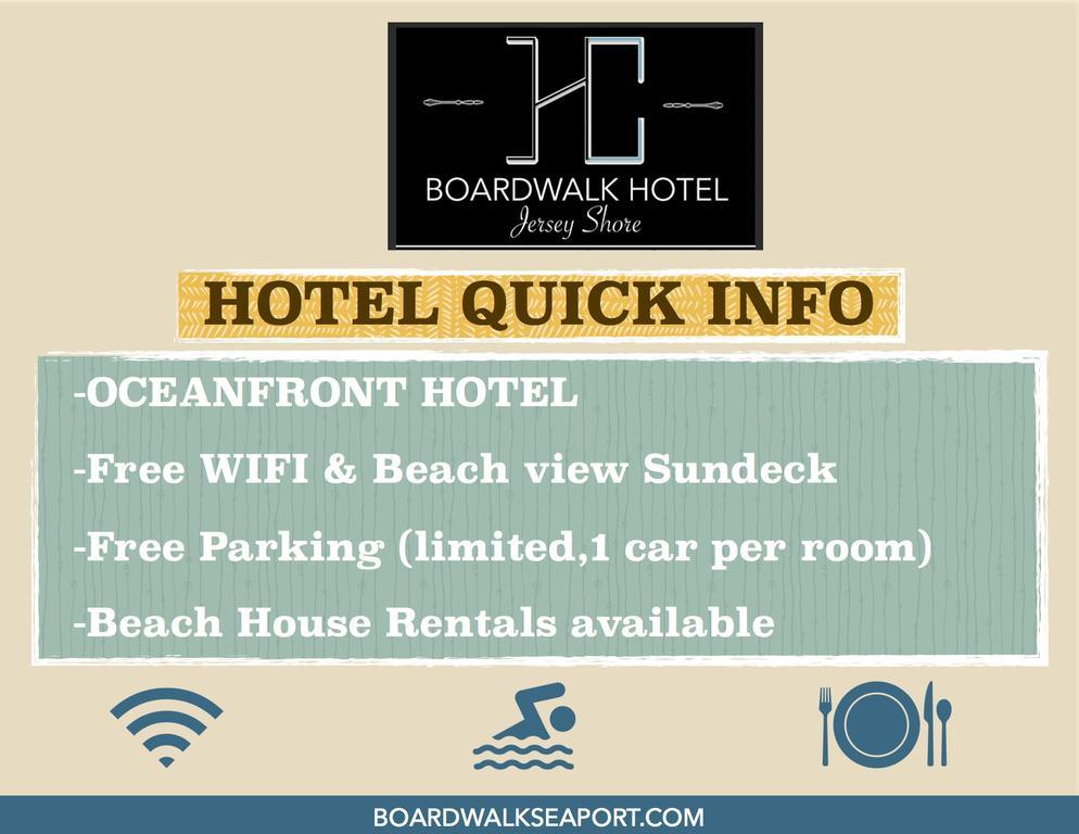 Boardwalk Hotel Charlee & Apartments Beach Hotel Oceanfront Seaside Heights Kültér fotó